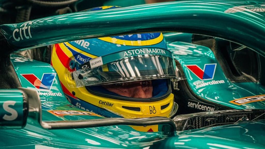  Fernando Alonso, en el Gran Premio de Bahréin.