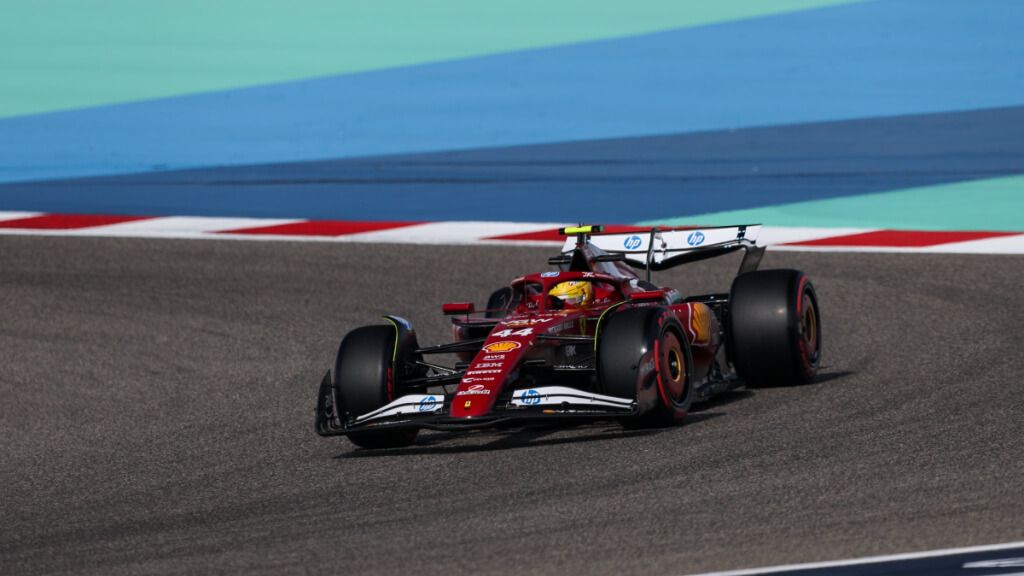  Lewis Hamilton, en el Gran Premio de Bahréin.