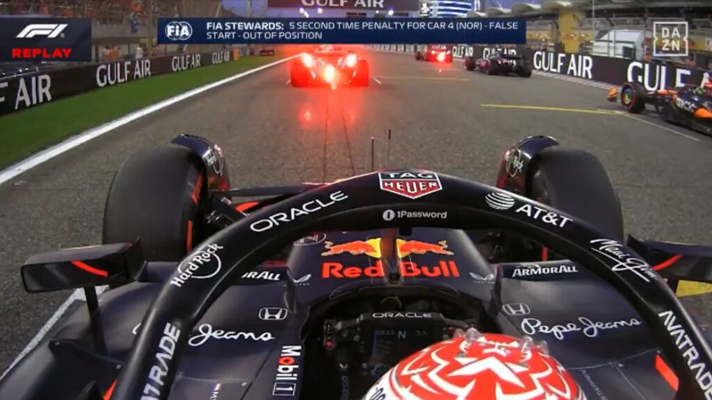  Max Verstappen, en el Gran Premio de Bahréin.