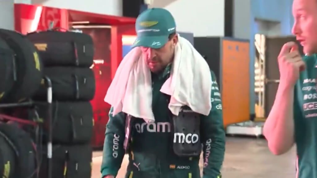 Fernando Alonso, tras el Gran Premio de Arabia Saudí.