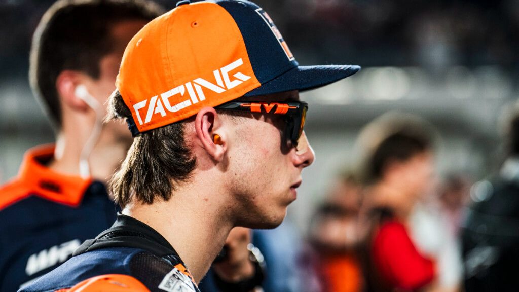 Pedro Acosta, durante el Gran Premio de Qatar.