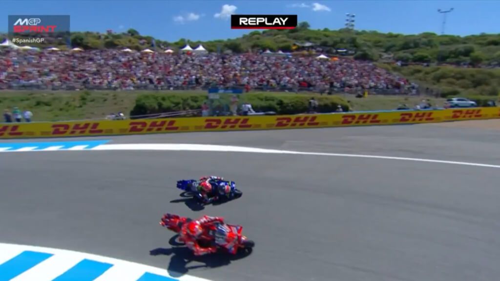  Marc Márquez y Fabio Quartararo, en el Gran Premio de Jerez.