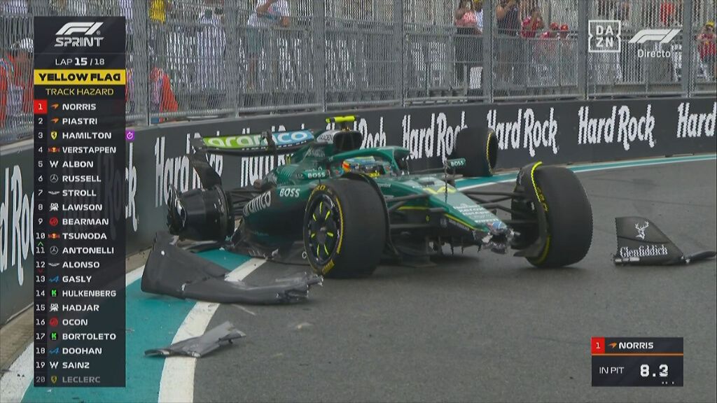  Fernando Alonso, en el Gran Premio de Miami.