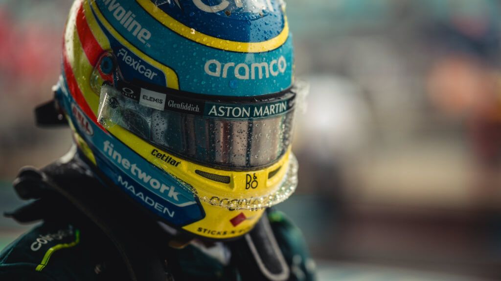  Fernando Alonso, en el Gran Premio de Miami.