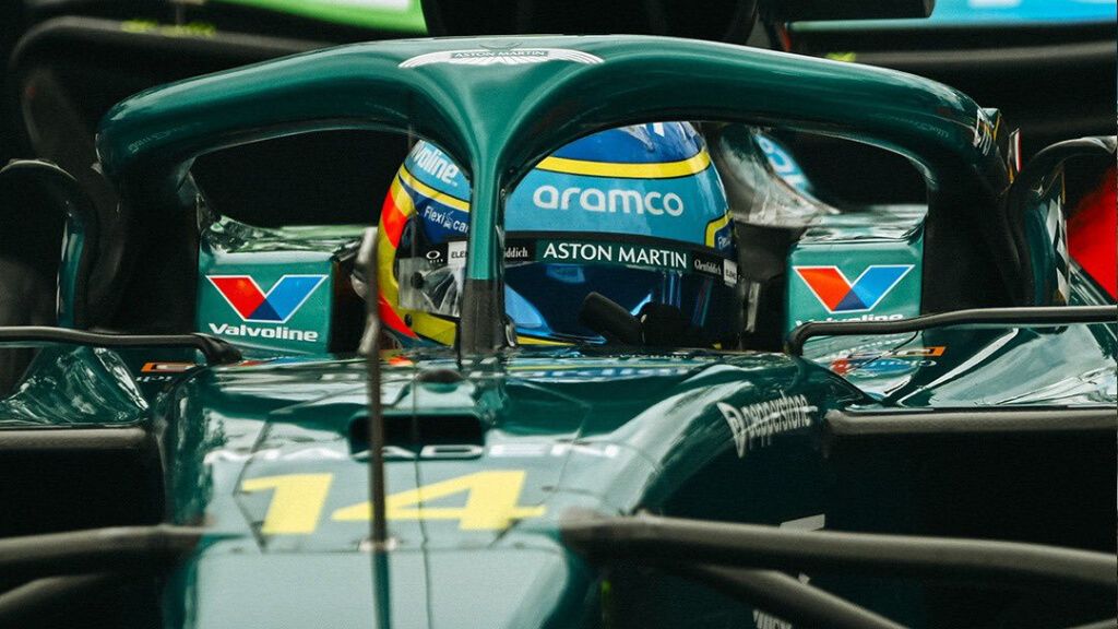 Fernando Alonso, en el Gran Premio de Miami.