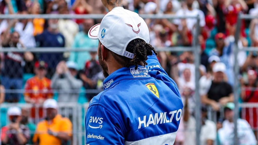  Lewis Hamilton, en el Gran Premio de Miami.