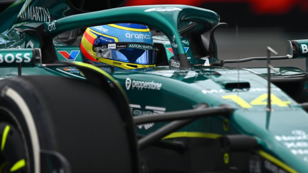  Fernando alonso, en el Gran Premio de Miami.