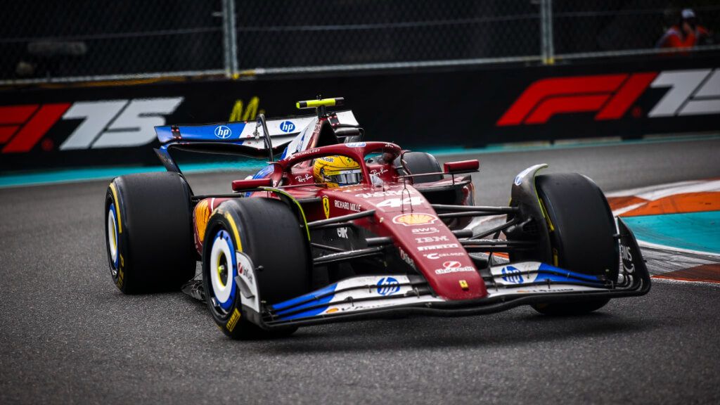  Lewis Hamilton, durante el Gran Premio de Miami de Fórmula 1.