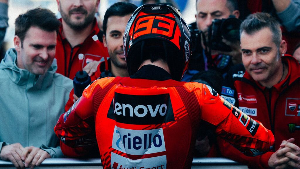 Marc Márquez, en el Gran Premio de Le Mans.