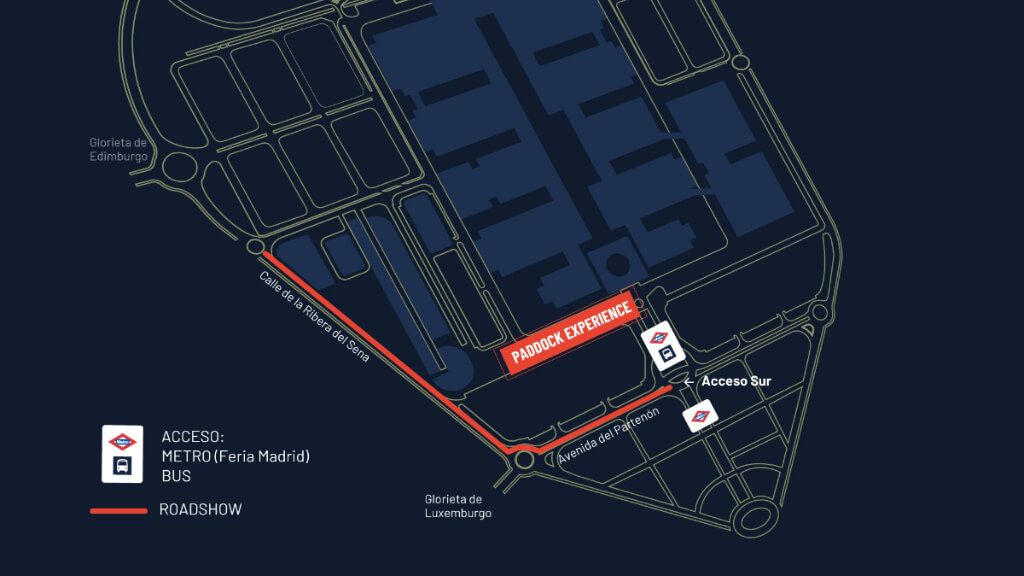  Plano del roadshow en MADRING