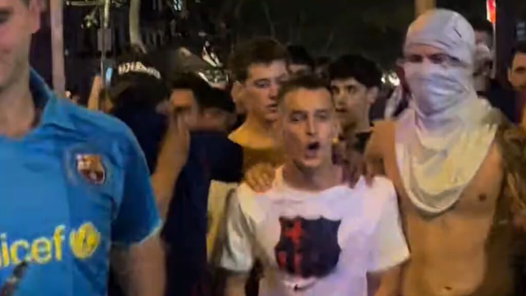  Marc Casadó en la celebración de Canaletas (Redes Sociales)