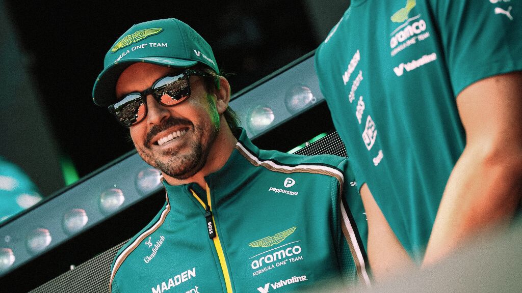  Fernando Alonso, en el Gran Premio de Imola.