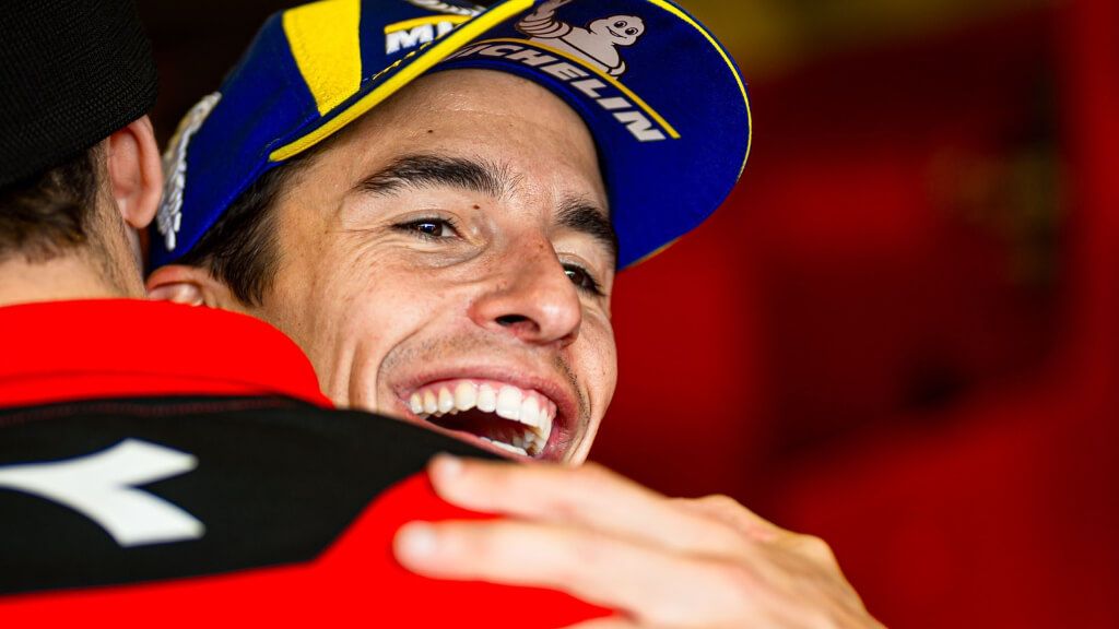 Marc Márquez, en el Gran Premio de Le Mans.