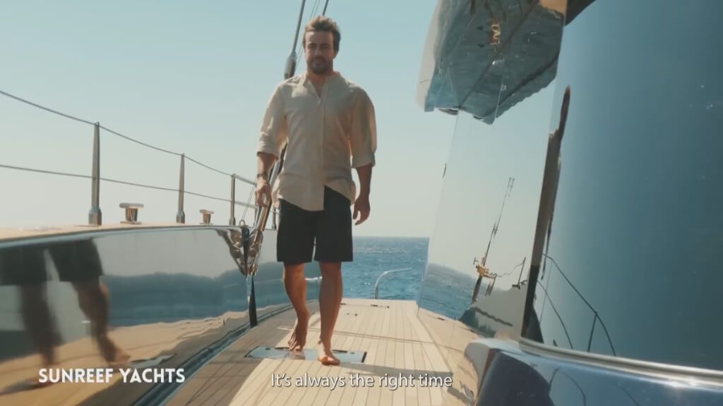 Fernando Alonso, en su yate