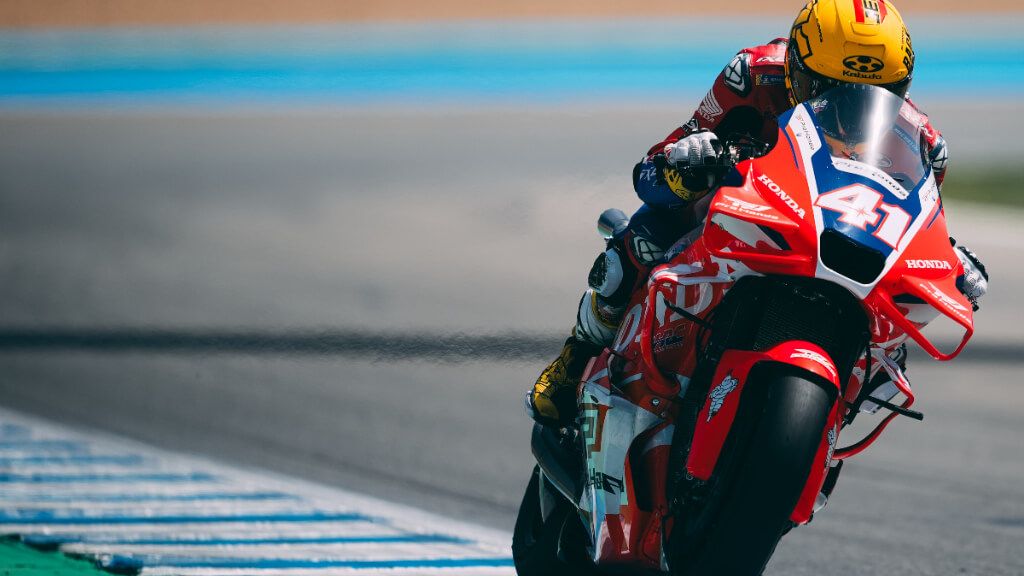 Aleix Espargaró, durante su primer wildcard con Honda en Jerez.