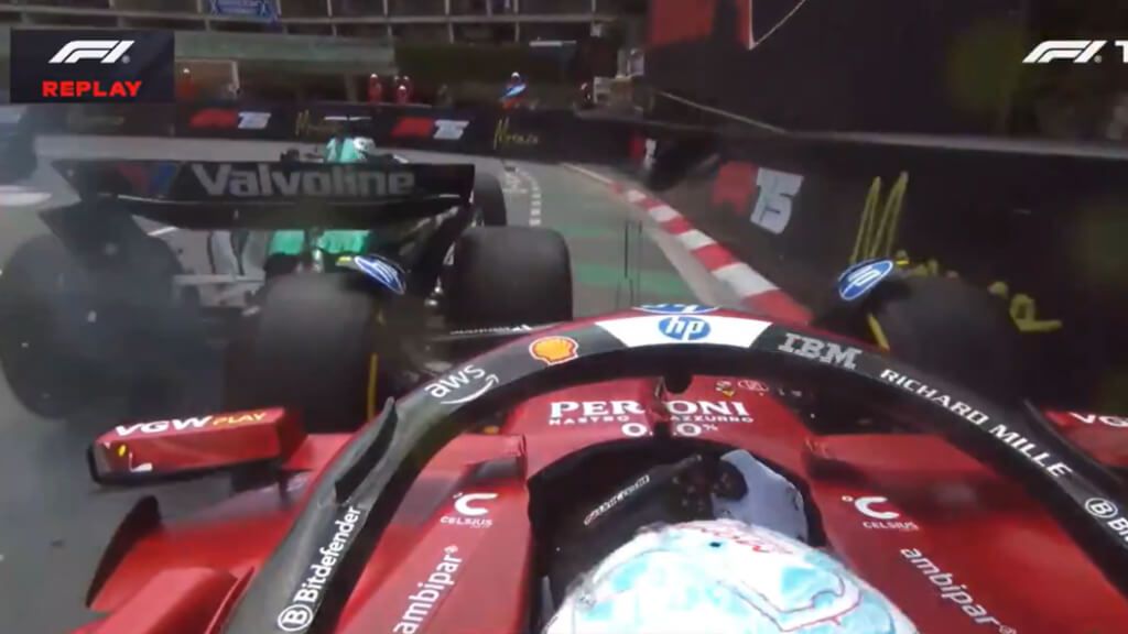  Lance Stroll y Charles Leclerc, en el Gran Premio de Mónaco.