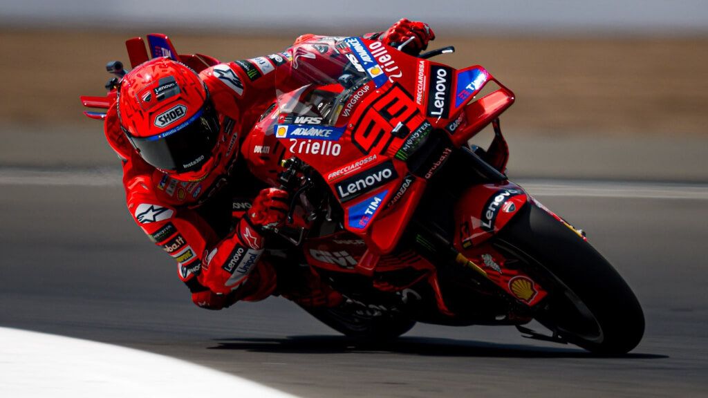  Marc Márquez, durante el Gran Premio de Silverstone.