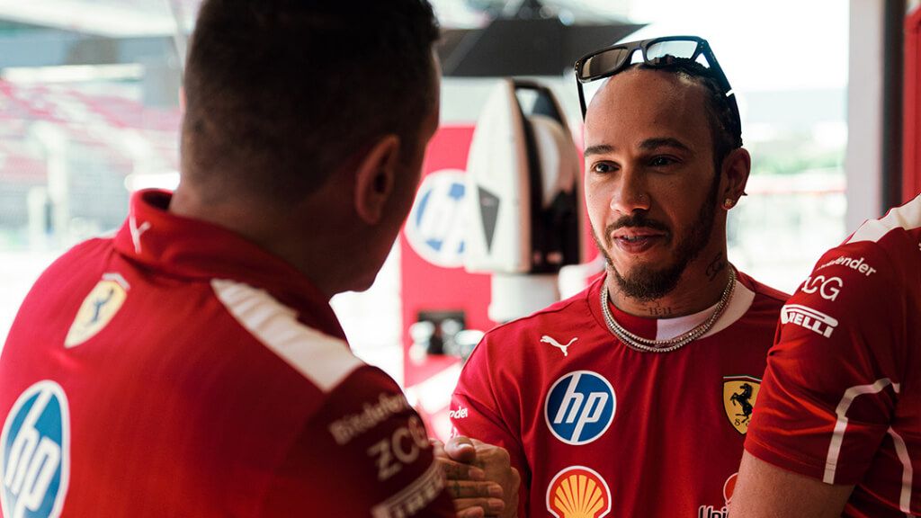  Lewis Hamilton, en el Gran Premio de Montmeló.