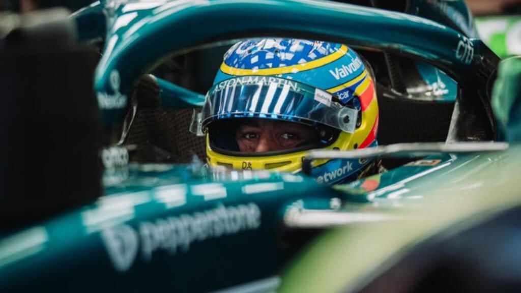 Fernando Alonso, en el Gran Premio de España en Montmeló.
