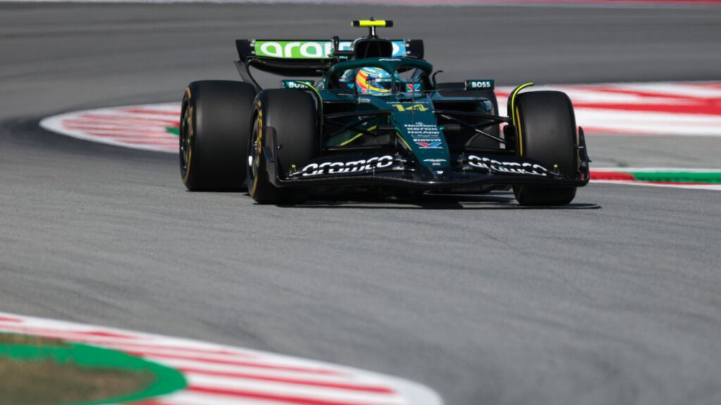  Fernando Alonso, en el Gran Premio de España en Montmeló.