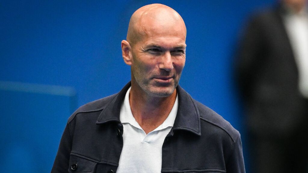 Zinedine Zidane en la presentación de Kylian Mbappé (Cordon Press)