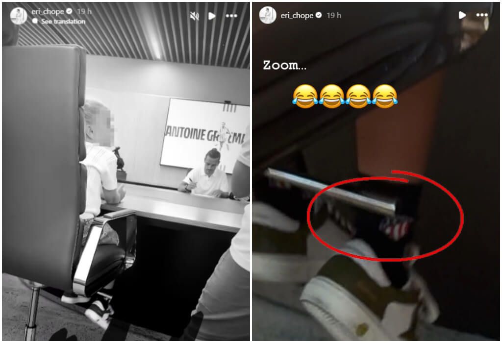 El detalle más atlético del hijo de Antoine Griezmann