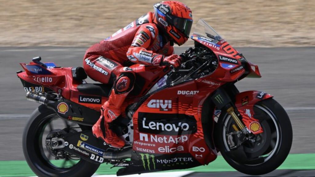  Marc Márquez, durante la temporada 2025 con Ducati.