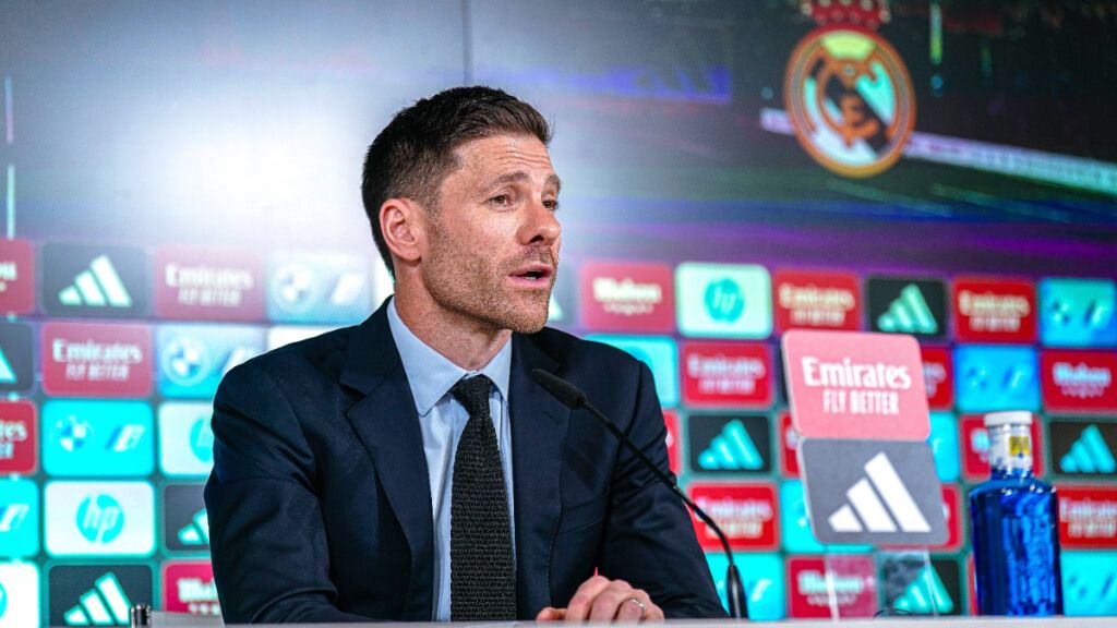 Xabi Alonso en la presentación del Real Madrid (Cordon Press)