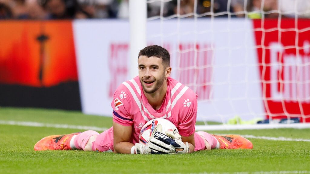 Joan García en un partido con el RCD Espanyol (Foto: Europa Press)