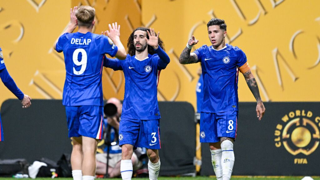  Jugadores del Chelsea celebrando un gol (Cordon Press)