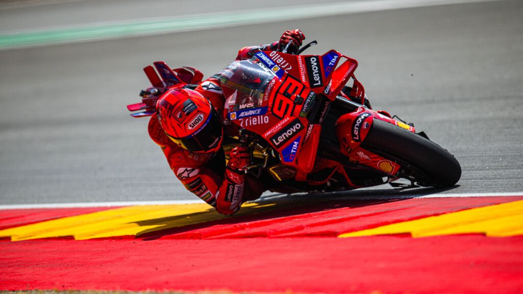  Marc Márquez, durante el Gran Premio de Aragón.