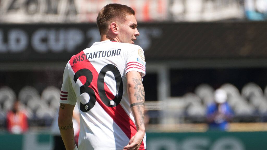 Franco Mastantuono jugando en el Mundial de Clubes 2025 (Cordon Press)