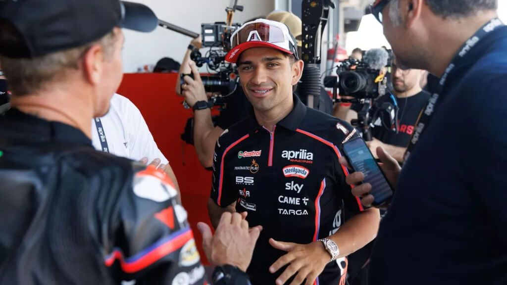 Jorge Martín, en el 'Aprilia: All Stars'