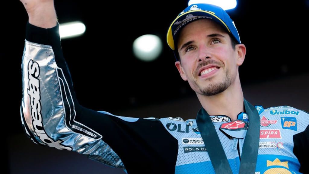  Álex y Marc Márquez, durante el Gran Premio de Aragón.