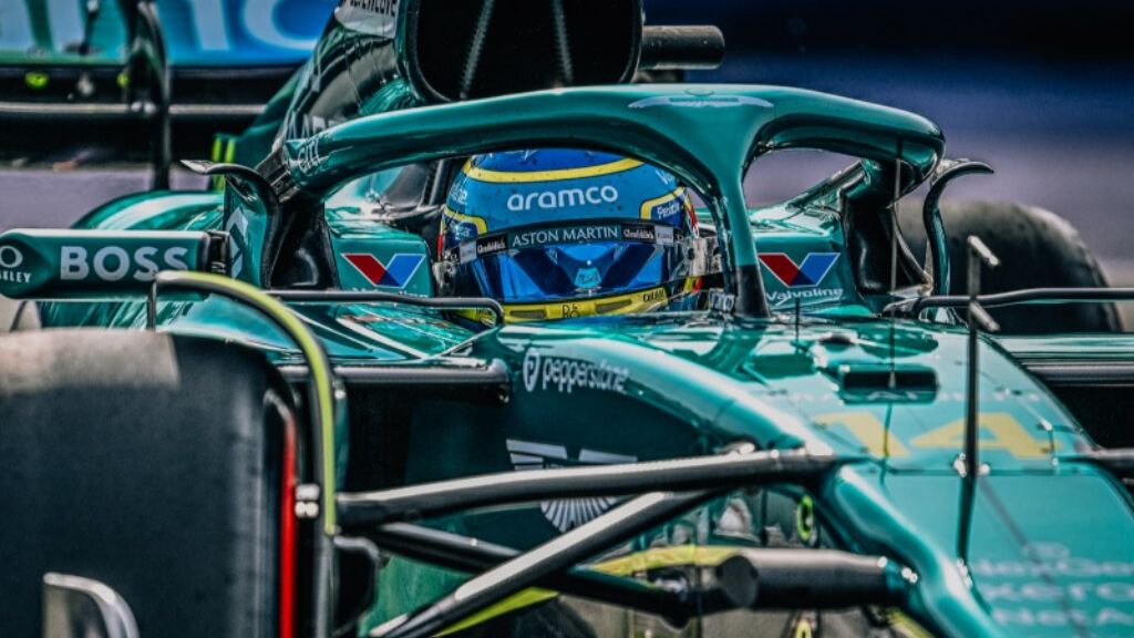 Fernando Alonso, durante el Gran Premio de Canadá.