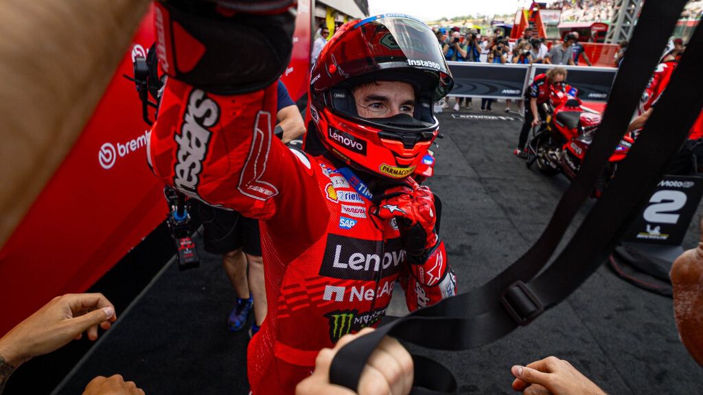 Marc Márquez, en el Gran Premio de Italia en Mugello.
