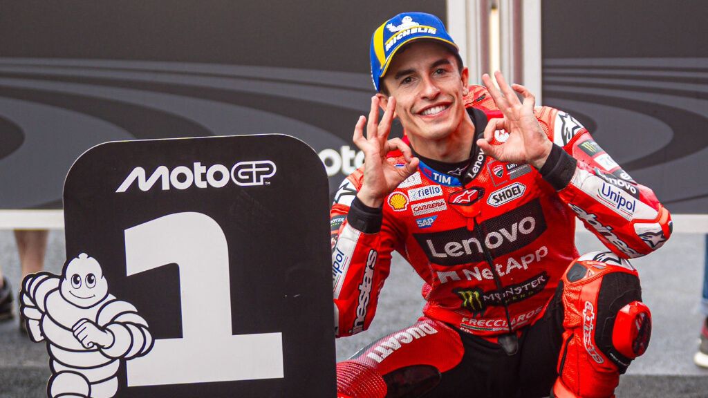  Marc Márquez, en el Gran Premio de Italia en Mugello.