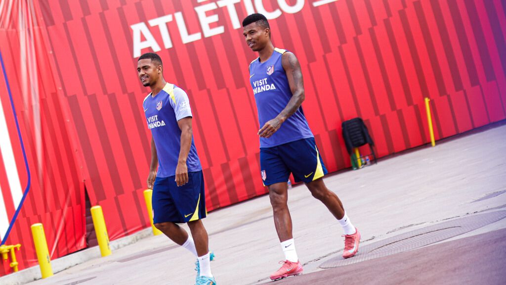 Samu Lino y Reinildo, en Estados Unidos.