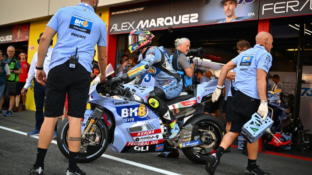  Álex Márquez, durante el Gran Premio de Italia.