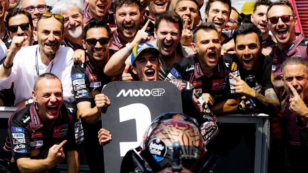  Marc Márquez, durante el Gran Premio de Italia.