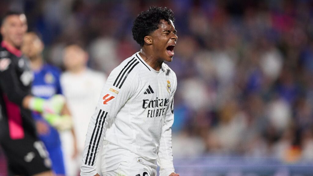  Endrick en un partido con el Real Madrid (Cordon Press)