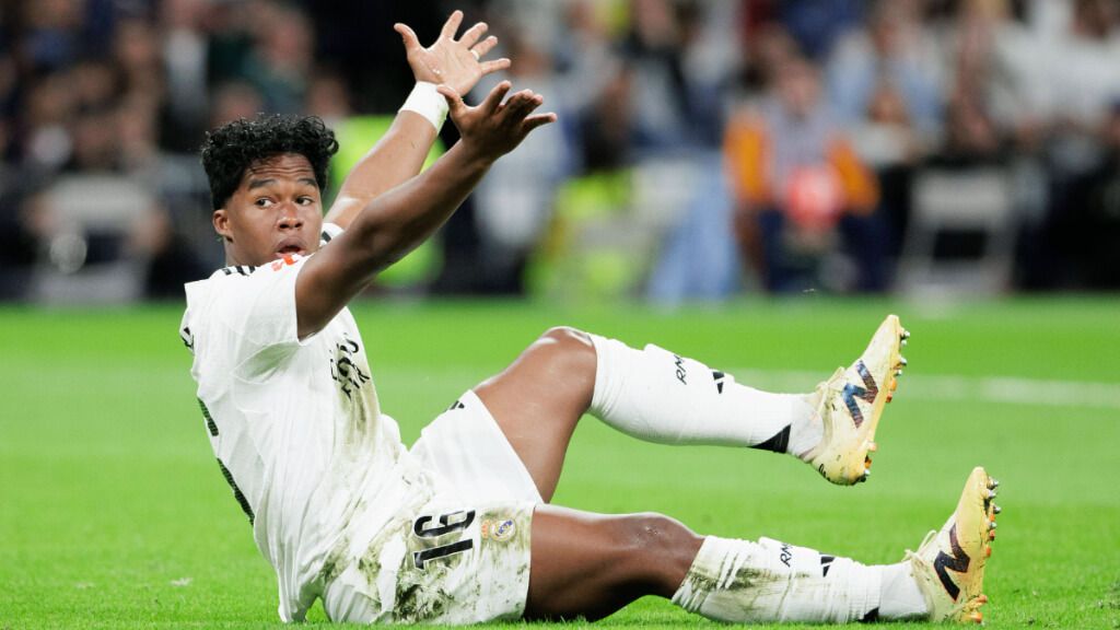  Endrick en un partido con el Real Madrid (Cordon Press)