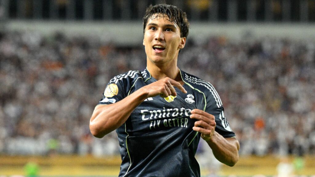  Gonzalo García celebrando un nuevo gol con el Real Madrid (Cordon Press)