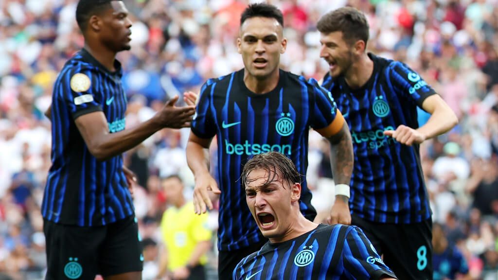 Inter de Milán celebrando un gol en el Mundial de Clubes (Redes Sociales)