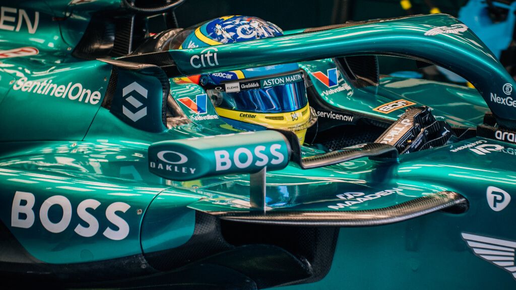  Fernando Alonso, en la clasificación del Gran Premio de Austria.