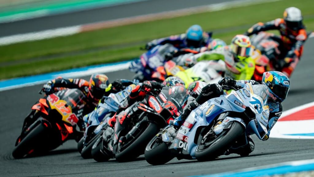  Álex Márquez, durante la 'sprint' del Gran Premio de Assen.