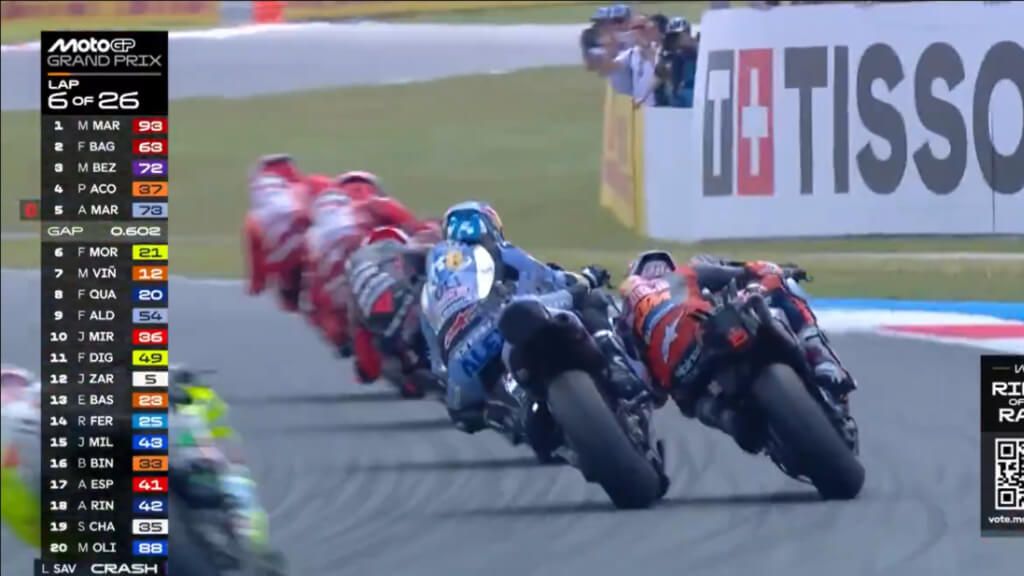  Álex Márquez, en Assen.