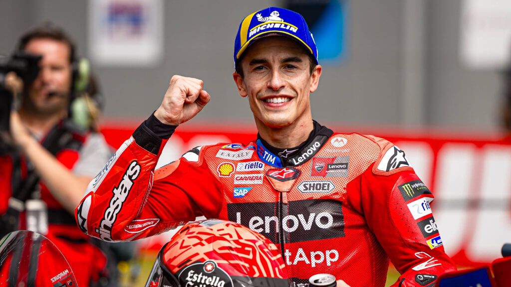  Marc Márquez, en Assen.