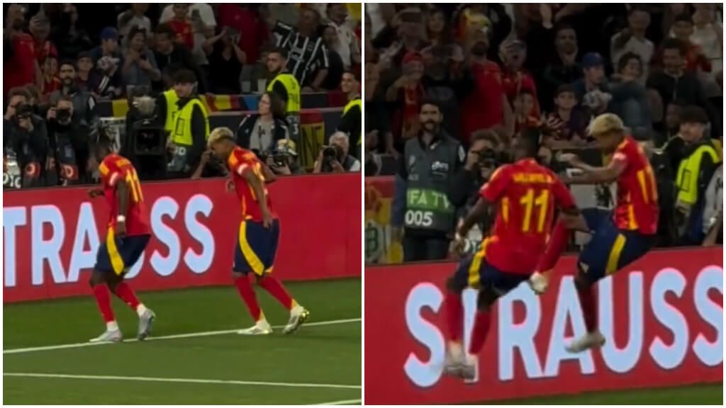  Instantáneas del vídeo subido por Lamine Yamal junto a Nico Williams (foto: Instagram Lamine Yama