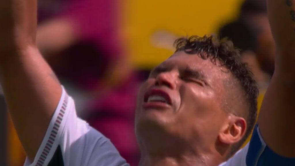 Thiago Silva, emocionado